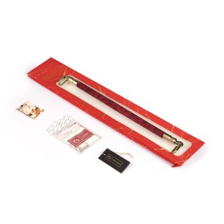 Liebe Seele Kinbaku Ukiyoe Red Rosy Lamb Leather Spreader Bar