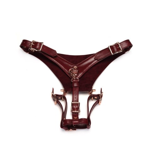 Liebe Seele Wine Red Delux Strap on Forced Orgasm Harness Belt Liebe Seele Wine Red Delux Strap on Forced Orgasm Harness Belt