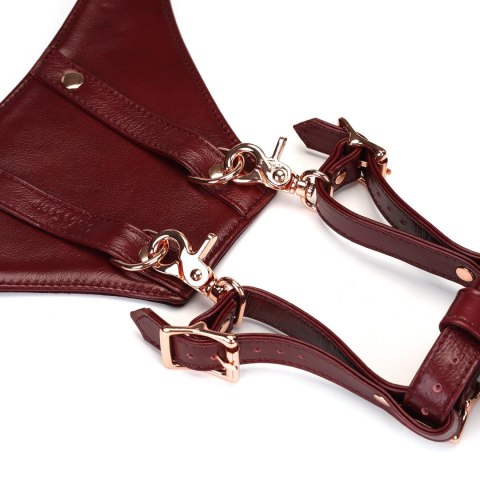Liebe Seele Wine Red Delux Strap on Forced Orgasm Harness Belt Liebe Seele Wine Red Delux Strap on Forced Orgasm Harness Belt
