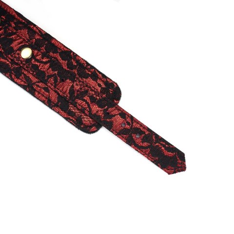 Liebe Seele kajdanki Victorian Garden Lace and Velvet Wrist Cuffs