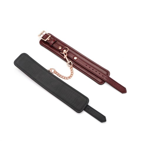 Liebe Seele kajdanki Wine Red Ankle cuffs Liebe Seele kajdanki Wine Red Ankle cuffs