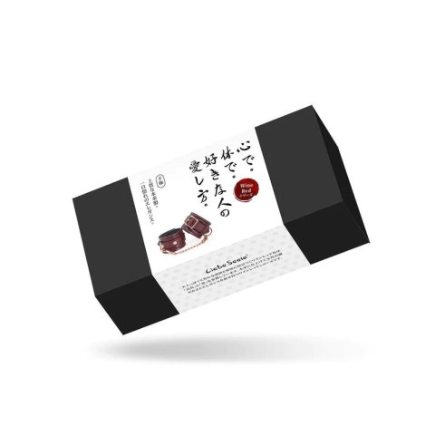 Liebe Seele kajdanki Wine Red Handcuffs Liebe Seele kajdanki Wine Red Handcuffs