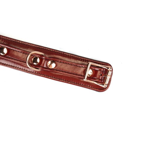 Liebe Seele kajdanki Wine Red Narrow Wrist Cuffs
