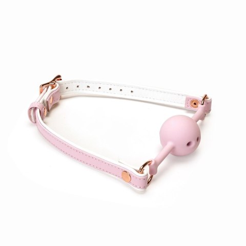 Liebe Seele knebel White & Pink Fairy Goat Leather Ball Gag Liebe Seele knebel White & Pink Fairy Goat Leather Ball Gag