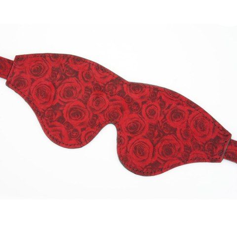 Liebe Seele maska Kinbaku Ukiyoe Red Rosy Lamb Leather Blindfold