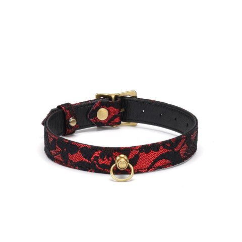 Liebe Seele obróżka Victorian Garden Lace and PU Choker Liebe Seele obróżka Victorian Garden Lace and PU Choker