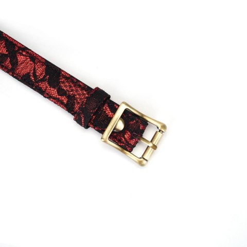 Liebe Seele obróżka Victorian Garden Lace and PU Choker Liebe Seele obróżka Victorian Garden Lace and PU Choker