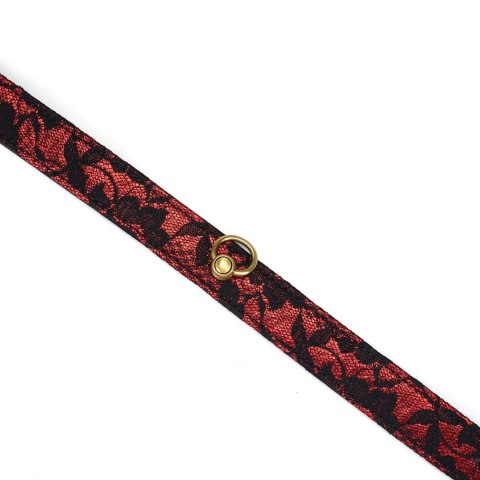 Liebe Seele obróżka Victorian Garden Lace and PU Choker Liebe Seele obróżka Victorian Garden Lace and PU Choker