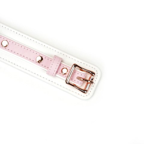 Liebe Seele obróżka White & Pink Fairy Goat Leather Collar Liebe Seele obróżka White & Pink Fairy Goat Leather Collar