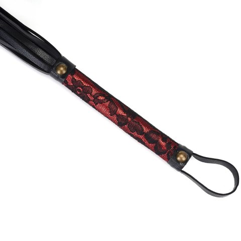 Liebe Seele pejcz Victorian Garden Lace and PU Flogger Whip Liebe Seele pejcz Victorian Garden Lace and PU Flogger Whip