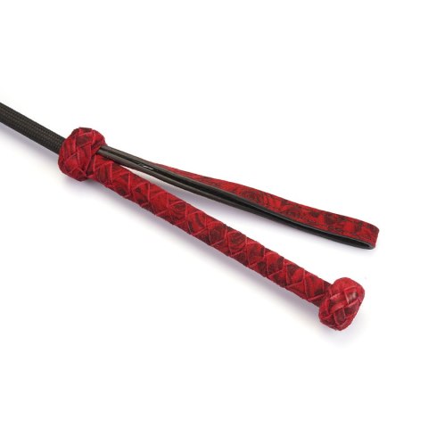 Liebe Seele szpicruta Kinbaku Ukiyoe Red Rosy Leather Crop