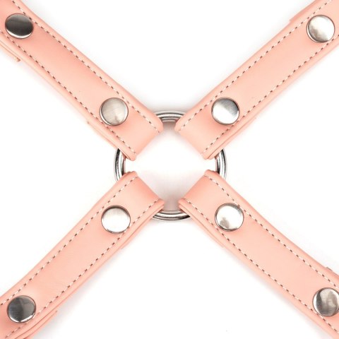 Liebe Seele uprząż Bondage Pink Organosilicon Hogtie Liebe Seele uprząż Bondage Pink Organosilicon Hogtie