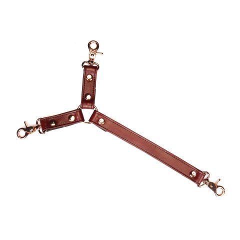 Liebe Seele uprząż Wine Red Collar and Wrist Restraint Harness Liebe Seele uprząż Wine Red Collar and Wrist Restraint Harness