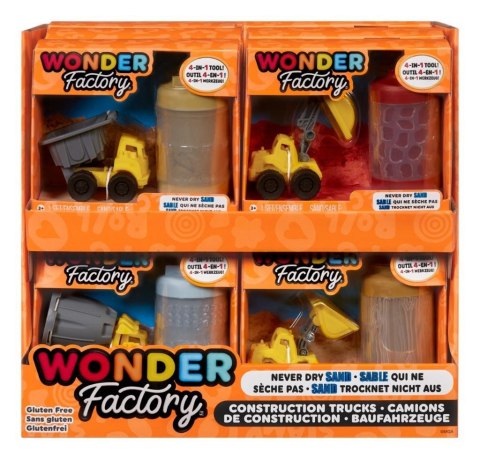 Wonder Factory Never Dry Sand Trucks (12szt) Wonder Factory Never Dry Sand Trucks (12szt)