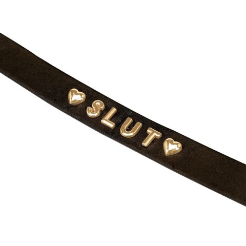 Liebe Seele Gold Word Choker-SLUT Liebe Seele Gold Word Choker-SLUT