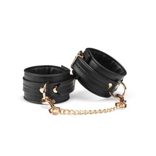 Liebe Seele kajdanki Black Organosilicon Ankle Cuffs