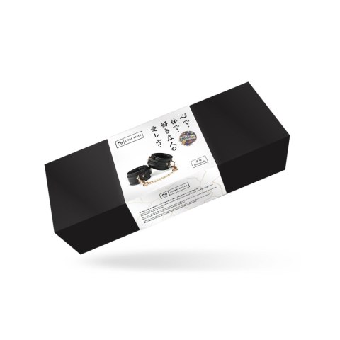Liebe Seele kajdanki Black Organosilicon Ankle Cuffs Liebe Seele kajdanki Black Organosilicon Ankle Cuffs