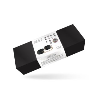 Liebe Seele kajdanki Black Organosilicon Wrist Cuffs