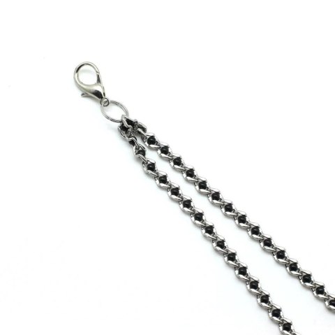 Liebe Seele klamerki na sutki Black Beads Chains & Nipple Clamps Liebe Seele klamerki na sutki Black Beads Chains & Nipple Clamps