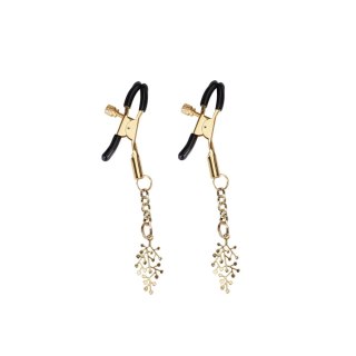 Liebe Seele klamerki na sutki Gold Rose Tree Nipple Clamps