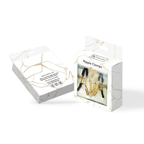 Liebe Seele klamerki na sutki Gold Rose Tree Nipple Clamps Liebe Seele klamerki na sutki Gold Rose Tree Nipple Clamps