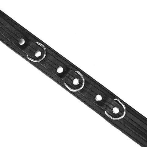 Liebe Seele obróżka ze smyczą Black Bond Collar with Leash Liebe Seele obróżka ze smyczą Black Bond Collar with Leash