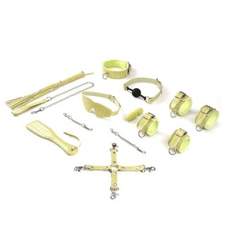 Liebe Seele zestaw Bondage Macaron 9pcs Bondage Kit-Melon