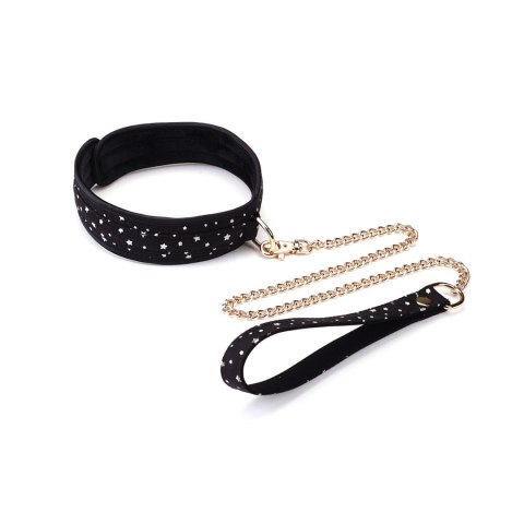 Liebe Seele zestaw Stary Nights 7pcs Bondage Kit Black Stary PU