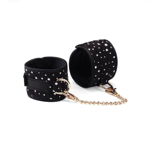 Liebe Seele zestaw Stary Nights 7pcs Bondage Kit Black Stary PU