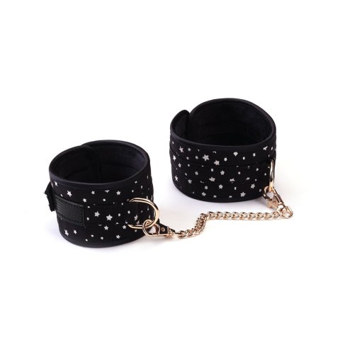Liebe Seele zestaw Stary Nights 7pcs Bondage Kit Black Stary PU