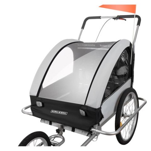 Przyczepka rowerowa amortyzowana 3w1 Kruzzel 25372