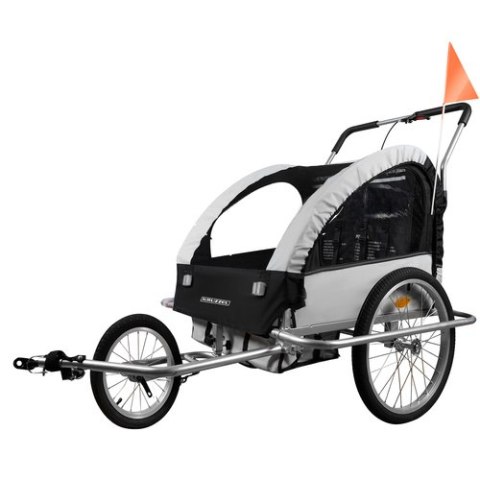 Przyczepka rowerowa amortyzowana 3w1 Kruzzel 25372