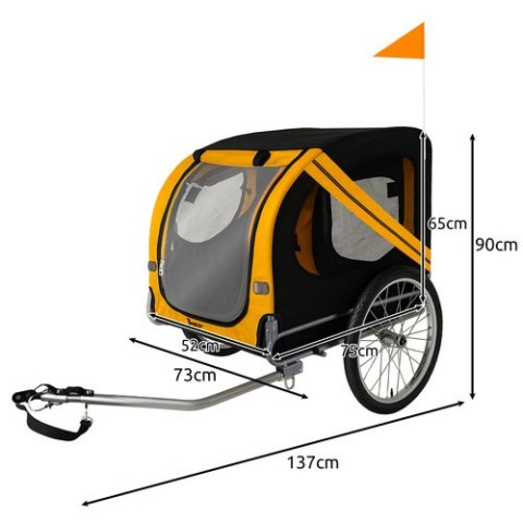 Przyczepka rowerowa dla zwierząt Purlov 25373