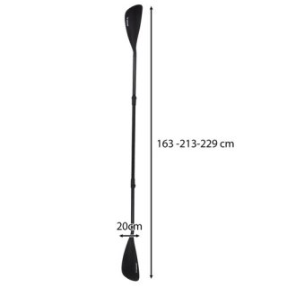 Wiosło regulowane 4-częściowe 229cm 2w1 Trizand