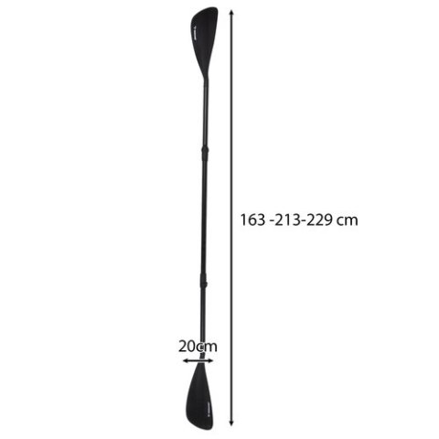 Wiosło regulowane 4-częściowe 229cm 2w1 Trizand