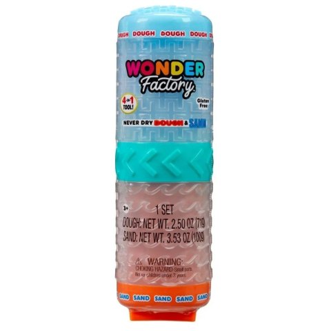 Wonder Factory Never Dry Dough&Sand Blue Orange Wonder Factory Never Dry Dough&Sand Blue Orange