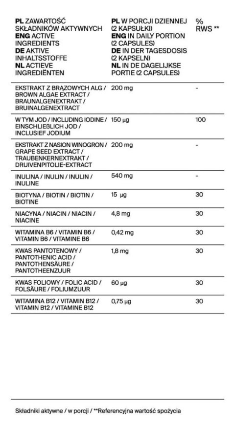 Fat Burner spalacz tłuszczu 60 kapsułek Qi-Nu Fat&Carbs Blocker Fat Burner spalacz tłuszczu 60 kapsułek Qi-Nu Fat&Carbs Blocker