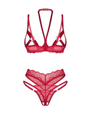 Obsessive koronkowy komplet bielizny Cupide Desir 2XL/3XL