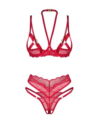 Obsessive koronkowy komplet bielizny Cupide Desir L/XL