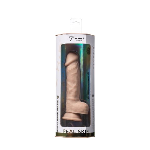 Silexd dildo z przyssawką 17,8 cm Real Skin Model 1 7" Flesh Silexd dildo z przyssawką 17,8 cm Real Skin Model 1 7" Flesh
