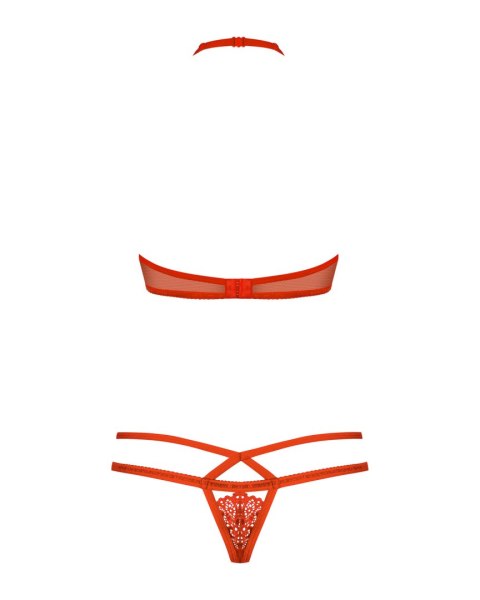 838-SET-3 komplet 2-częściowy czerwony L/XL