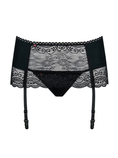 Obsessive pas do pończoch ze stringami Miamor L/XL