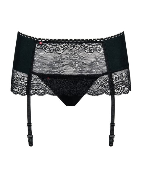 Obsessive pas do pończoch ze stringami Miamor L/XL