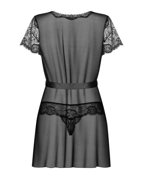 Obsessive peniuar ze stringami Alluria S/M Obsessive peniuar ze stringami Alluria S/M