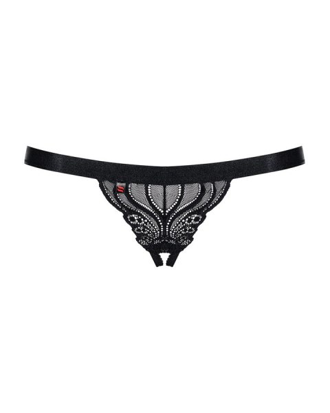 828-THC-1 stringi otwarte czarne S/M Obsessive 828-THC-1 stringi otwarte czarne S/M Obsessive