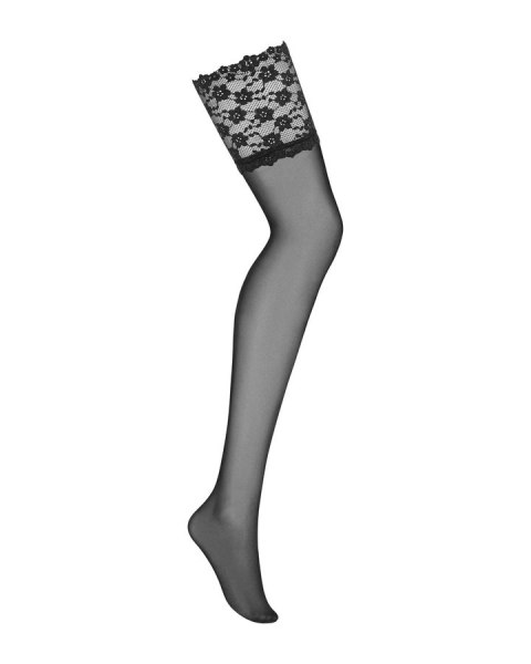 Letica pończochy czarne S/M Obsessive Letica pończochy czarne S/M Obsessive