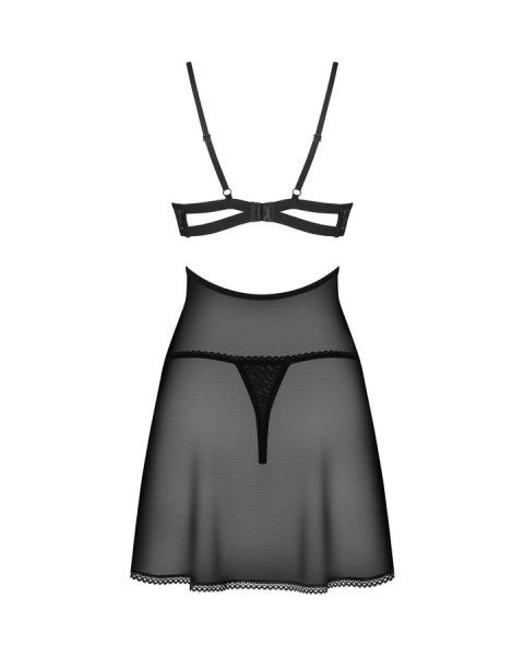 Nutris babydoll i stringi XS/S Obsessive Nutris babydoll i stringi XS/S Obsessive