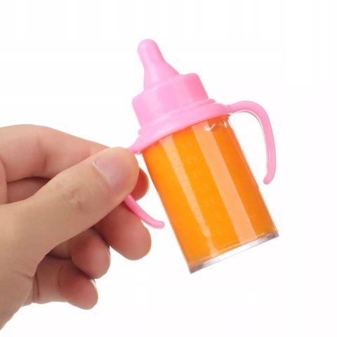 Zestaw magiczne butelki mleko i sok + smoczek do karmienia lalki HX853-1