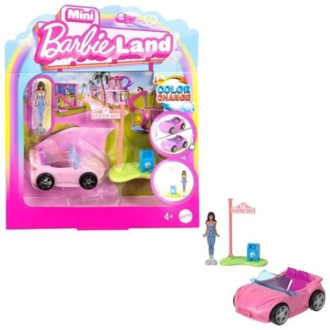 Barbie Mini BarbieLand Kabriolet i minilalka Barbie Mini BarbieLand Kabriolet i minilalka