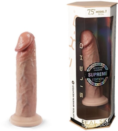 Dildo 19 cm Premium Real Skin Model 2 (7,5") Flesh Silexd Dildo 19 cm Premium Real Skin Model 2 (7,5") Flesh Silexd